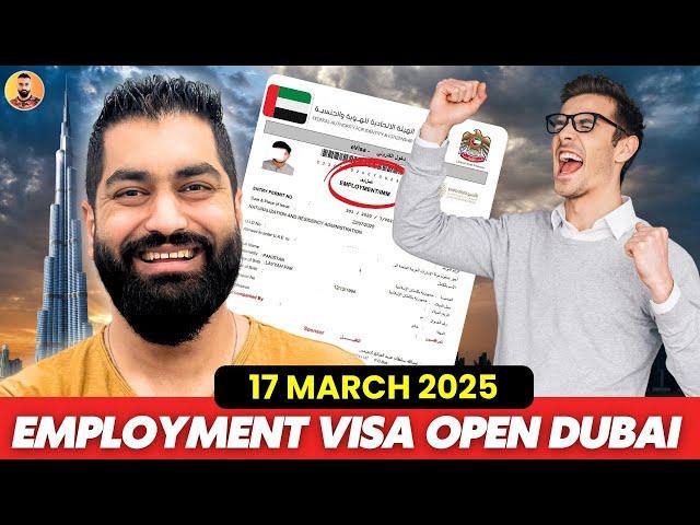 Dubai Employment Visa is Now Open 2025 | Dubai Job Visa Latest Updates