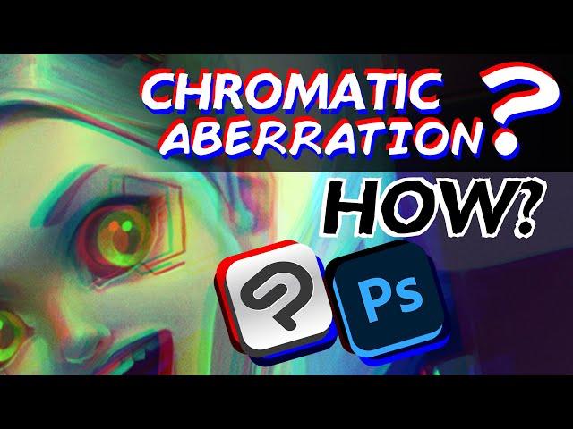 Cyberpunk RGB Split Effect? HOW? | CLIP STUDIO PAINT & Photoshop