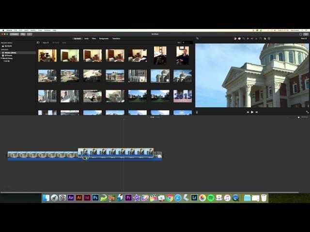 iMovie:  Adding  Audio and Still Pictures