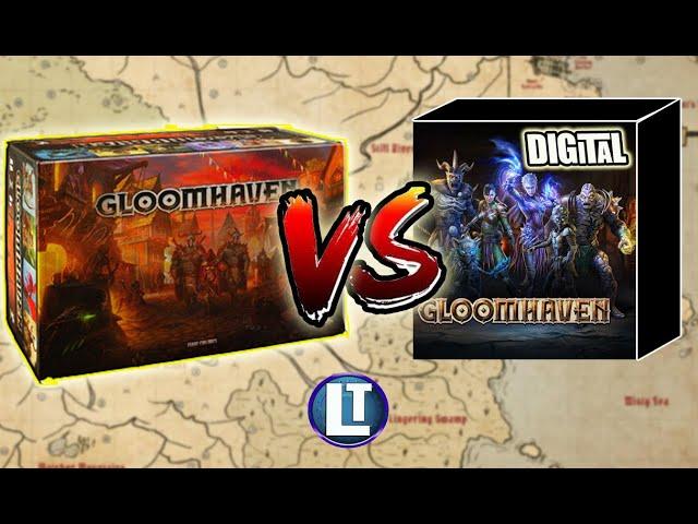 Gloomhaven DIGITAL vs CARDBOARD Board Game / Top 10 / Which is Better?