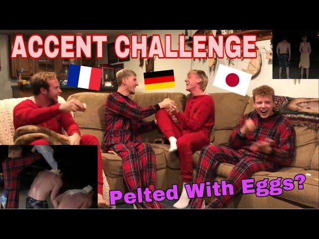 ACCENT CHALLENGE **LOSER GETS EGGED AND FLOURED**//Rated X-Mas Calendar 2019