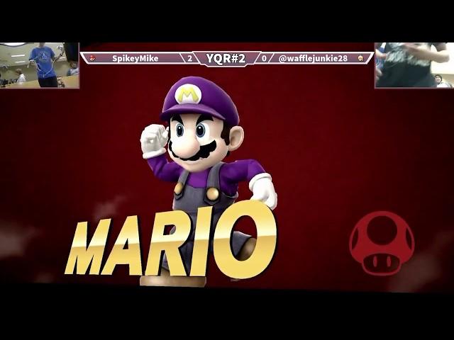 YQR#2 Smash 4 Amateur - SpikeyMike (Mario) vs Muxedo (DiddyKong, Cloud)