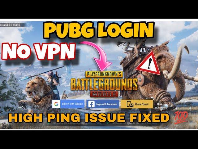 HOW TO PLAY PUBG MOBILE WITHOUT VPN // PUBG GLOBAL & KR WITHOUT VPN // HIGH PING ISSUE FIXED  //