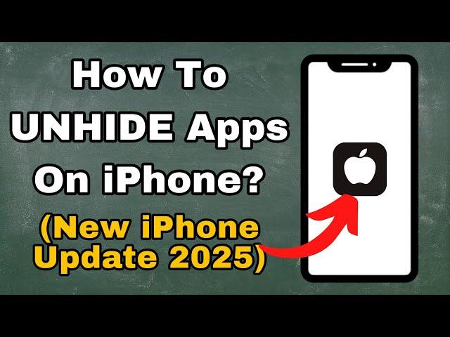 How To Unhide Apps On iPhone or iPad (iPhone Tips & Tricks)