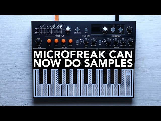 MicroFreak upgrade: My favorite synth can now play samples!