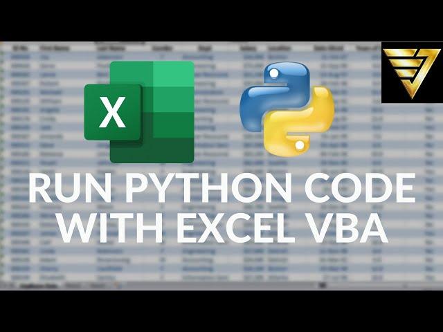 Run Python Code with Excel VBA | #156