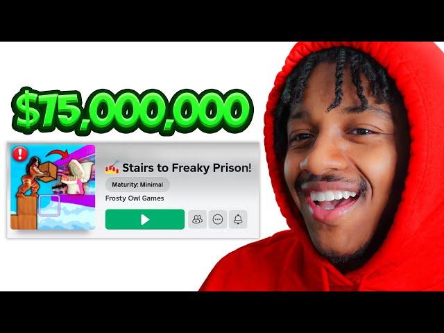 HE MADE 75,000,000 ROBUX FROM THIS ROBLOX GAME