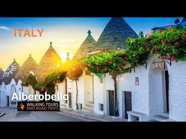 Alberobello ITALY  Italian Village Tour  Most Beautiful Villages in Italy ️ 4k video walk