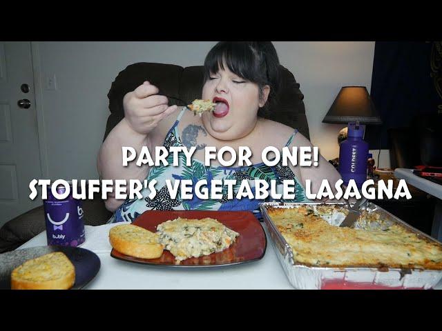 Party For One! Stouffer's Vegetable Lasagna Mukbang