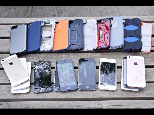 Top 10 iPhone SE Cases Drop Test! Most Durable iPhone SE/5S Case?