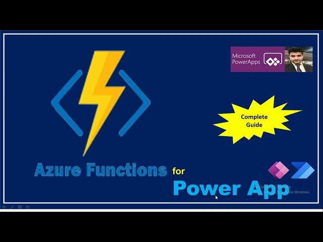 azure function from power app complete steps | function creation | function call