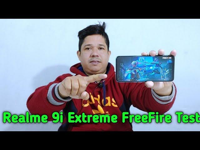 Realme 9i FREEFIRE Battery Drain Test | Realme 9i FREEFIRE Gameplay Test | Realme 9i FREEFIRE Test