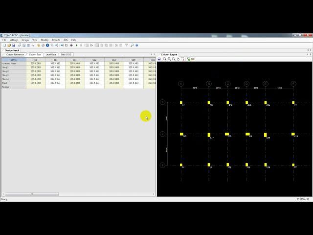 Staad RCDC Tutorials - Etabs to RCDC - Importing file form etabs to Staad RCDC