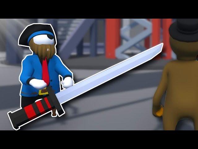 ARENA BATTLE WITH SWORDS? - Human Fall Flat Gameplay