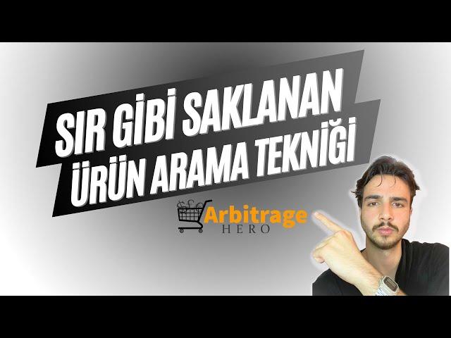 EN KOLAY ÜRÜN BULMA TAKTİĞİ | Arbitrage Hero ile Amazonda Kârlı Ürün Bulma