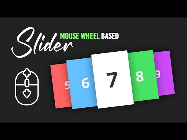 How to Make Slider Controllable with Mouse Wheel