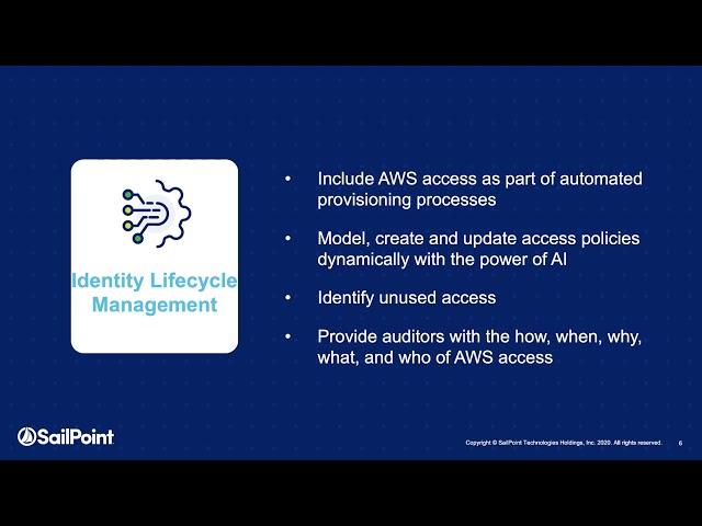 SailPoint Cloud Governance for AWS