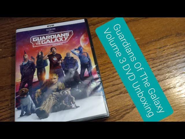 Gaurdians Of The Galaxy Vol. 3 DVD Unboxing