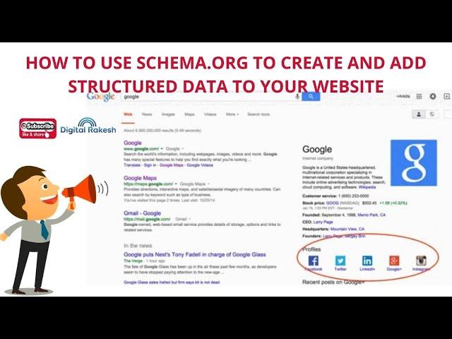 How to Use Schema markup to Create and Add Structured Data to Your Website - Digital Rakesh