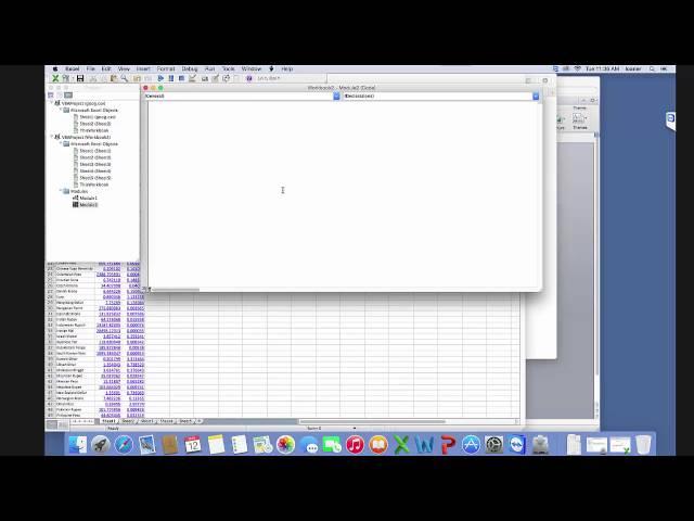 Finance with Excel for Mac: Writing Macros and Basic VBA and Special Functions