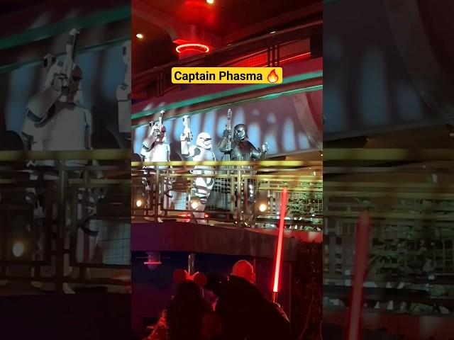 Captain Phasma spotted at Star Wars Nite #disneyland #starwarsfan #shorts