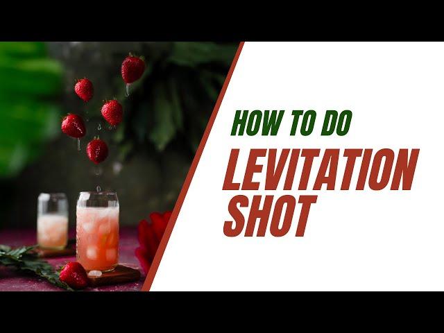 How to do 'Levitation' Food/ Product Photography (Behind the Scenes)