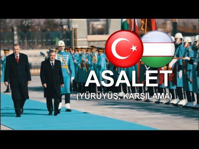 RECEP TAYYİP ERDOĞAN - MİRZİYOYEV (ÖZBEKİSTAN - KARŞILAMA, YÜRÜYÜŞ) KVP