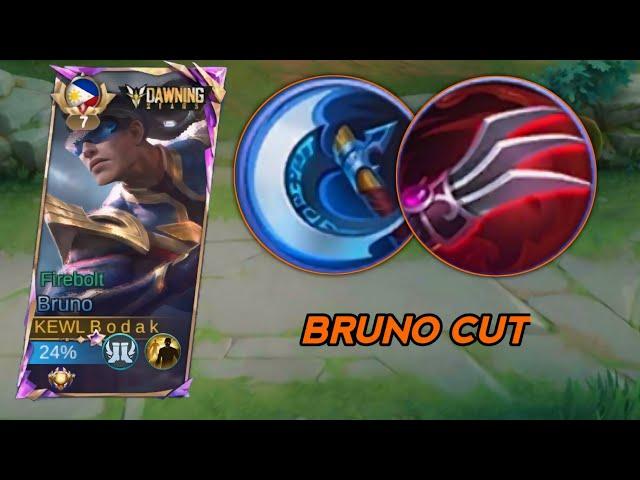 BRUNO CUT - Bruno build and emblem | Mobile Legends Bang Bang