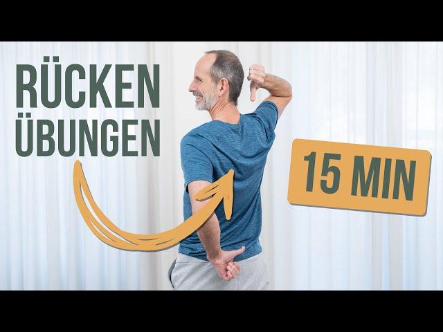 15 Minuten Rücken Übungen | YOGA Alternative für den Rücken | Gesundheitsübungen