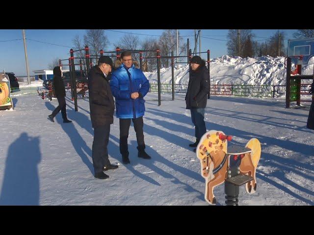 Рабочая поездка главы района в Горки