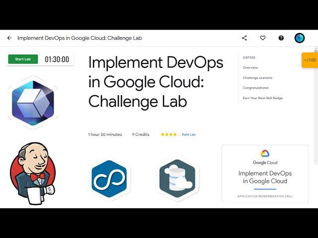 Implement DevOps in Google Cloud: Challenge Lab | GSP330 Qwiklabs 2021 | Cloud Facilitator | TECH_ED