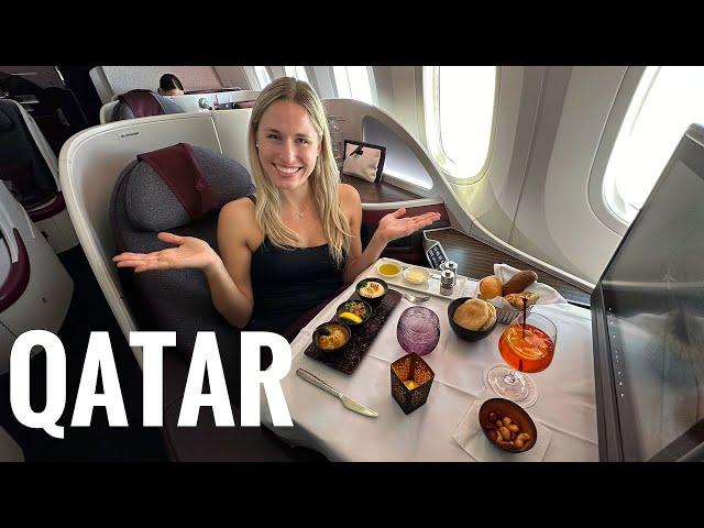 Luxury in the Sky - Qatar Airways Business Class Experience
