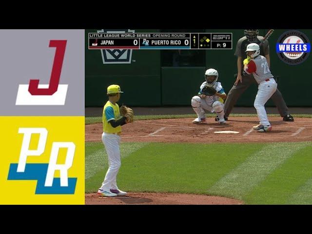 Japan vs Puerto Rico | LLWS Opening Round | 2024 LLWS Highlights