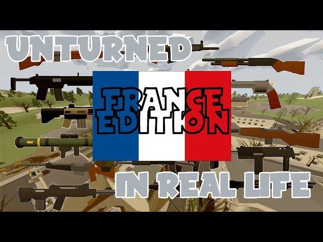 Real Life Comparisons of *NEW* Unturned France Guns!!