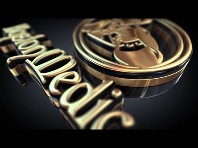 3D Gold Logo Intro HiREZ