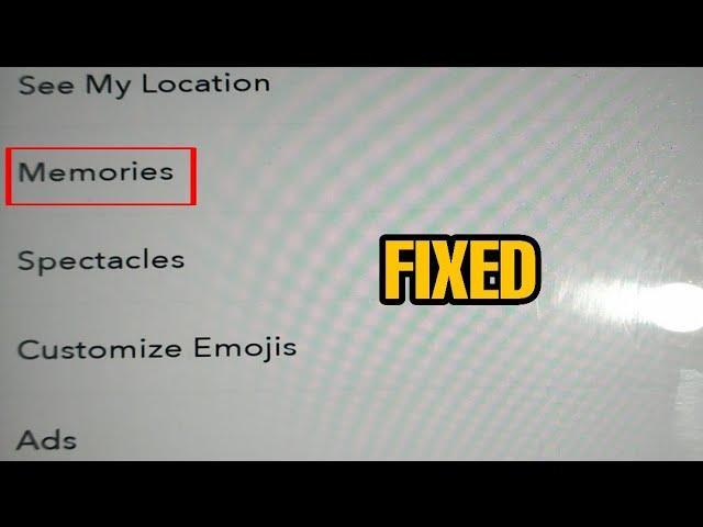 How to fix Snapchat memories not loading problem 2023