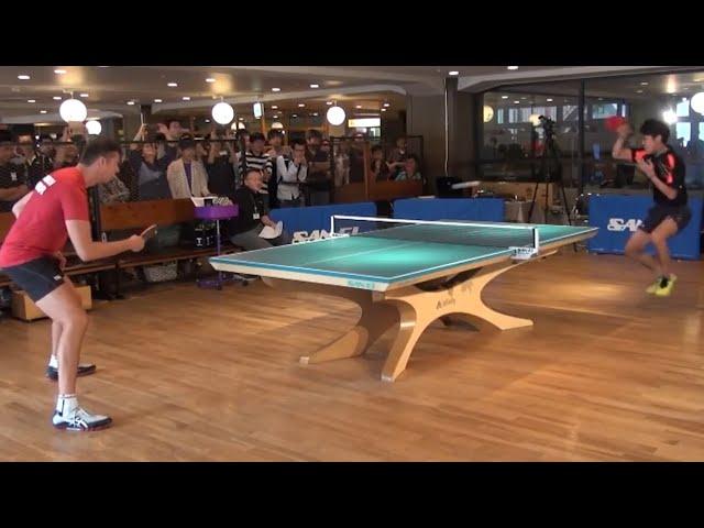 【Table Tennis】Vladimir Samsonov VS Japanese penholder