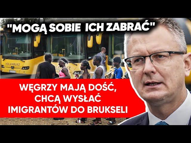 Bunt na Węgrzech. Chcą odsyłać imigrantów do Brukseli autobusami