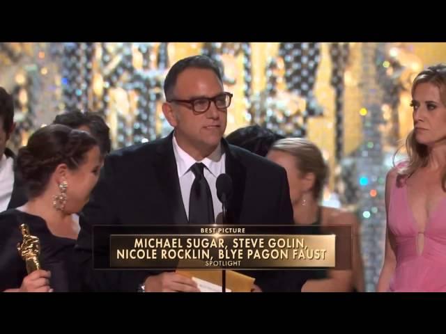 2016 Oscars  Michael Sugar, Steve Golin, Nicole Rocklin