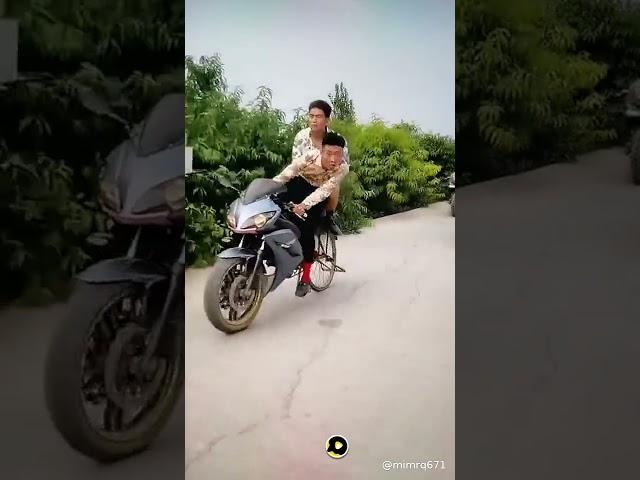 motorbike (motor sepeda) video lucu #short