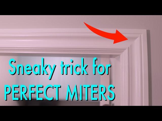 The Easiest Way to Get Perfect Miters Every Time!!!