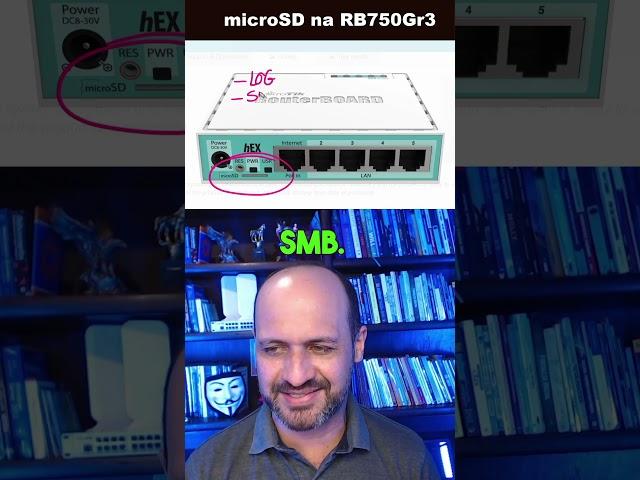 Quais recursos posso usar com o cartão microSD na RB750gr3 MikroTik | Leonardo Vieira