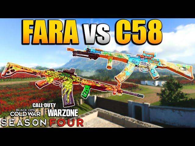 Which Meta Weapon is Better in Warzone? FARA vs C58 Comparison | Best FARA/C58 Class Setups/Loadouts