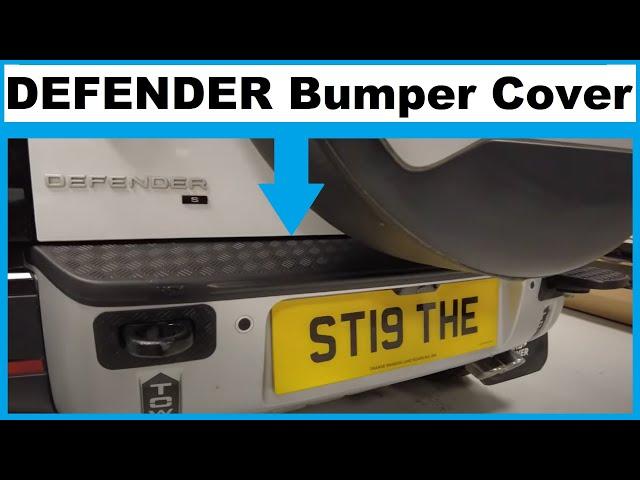 Chequer plate FULL Rear Bumper Cover For Land Rover Defender L663