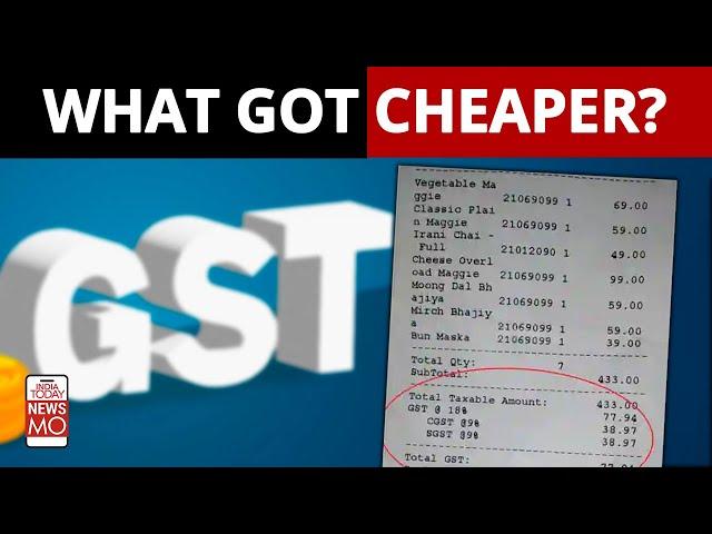 Revised GST Rates: What's Cheaper, What's Costlier?