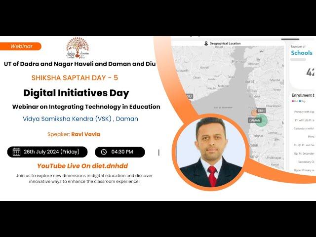 SHIKSHA SAPTAH DAY 5 - Webinar on Integrating Technology in Education From VSK Daman