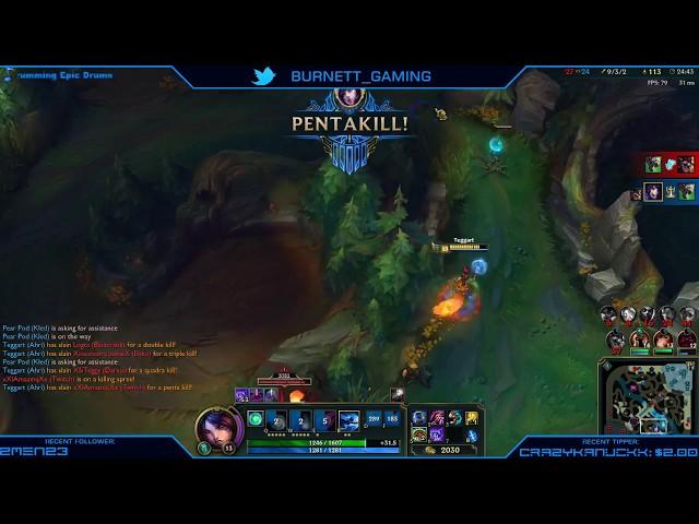 Ahri Pentakill | #TheEhTeam Ranked Duo w/ CrazyKanuckk