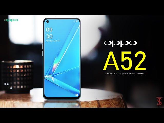 Oppo A52 Price, Official, Design, Camera, Specifications, 8GB RAM, Features