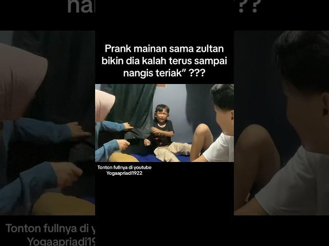 zultan gamau kalah kalo mainan