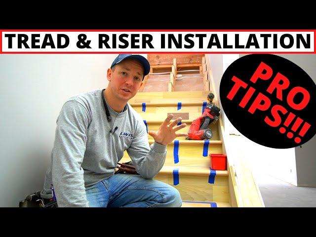 Professional Stair Tread & Riser Installation - Complete Install Process